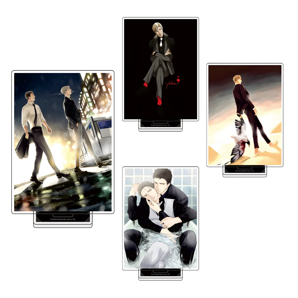 

Anime Yashiro Domeki Chikara BL Japan Kageyama Action Figure Doll Acrylic Stand Model Plate Cosplay Toy Gift 15Cm