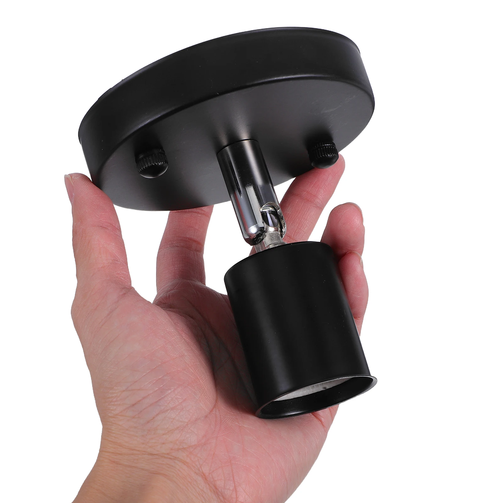 

1Set E27 Durable Vintage Lamp Socket 180 Degree Rotating Light Holder Ceiling Wall Bulb Socket for Corridor Dining Room Lighting