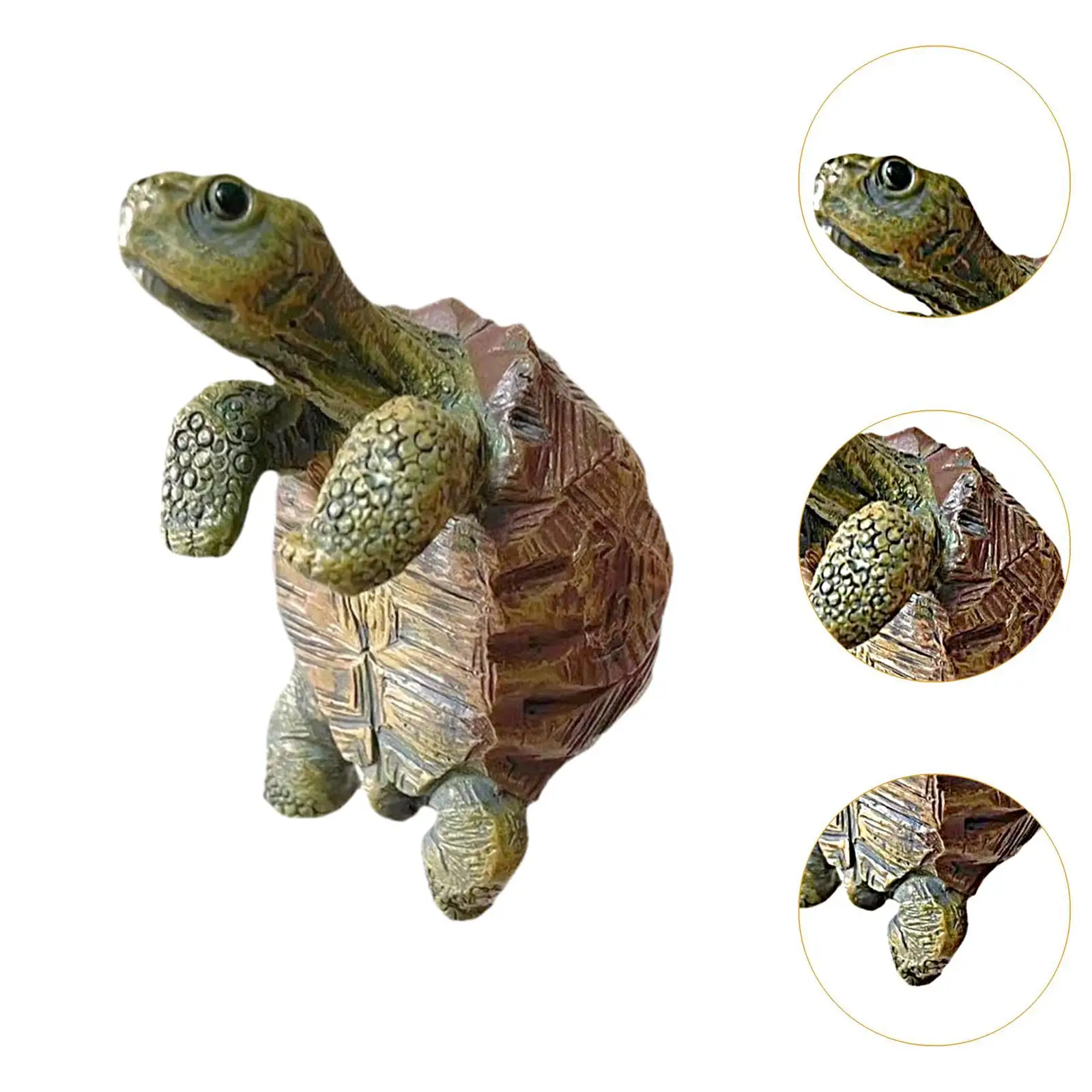 Tortoise Plant Pot Hanger Hanging Turtle Statue Decorative, Flower Pot Hugger, Ornament for Garden Yard Outdoor Fish Tank