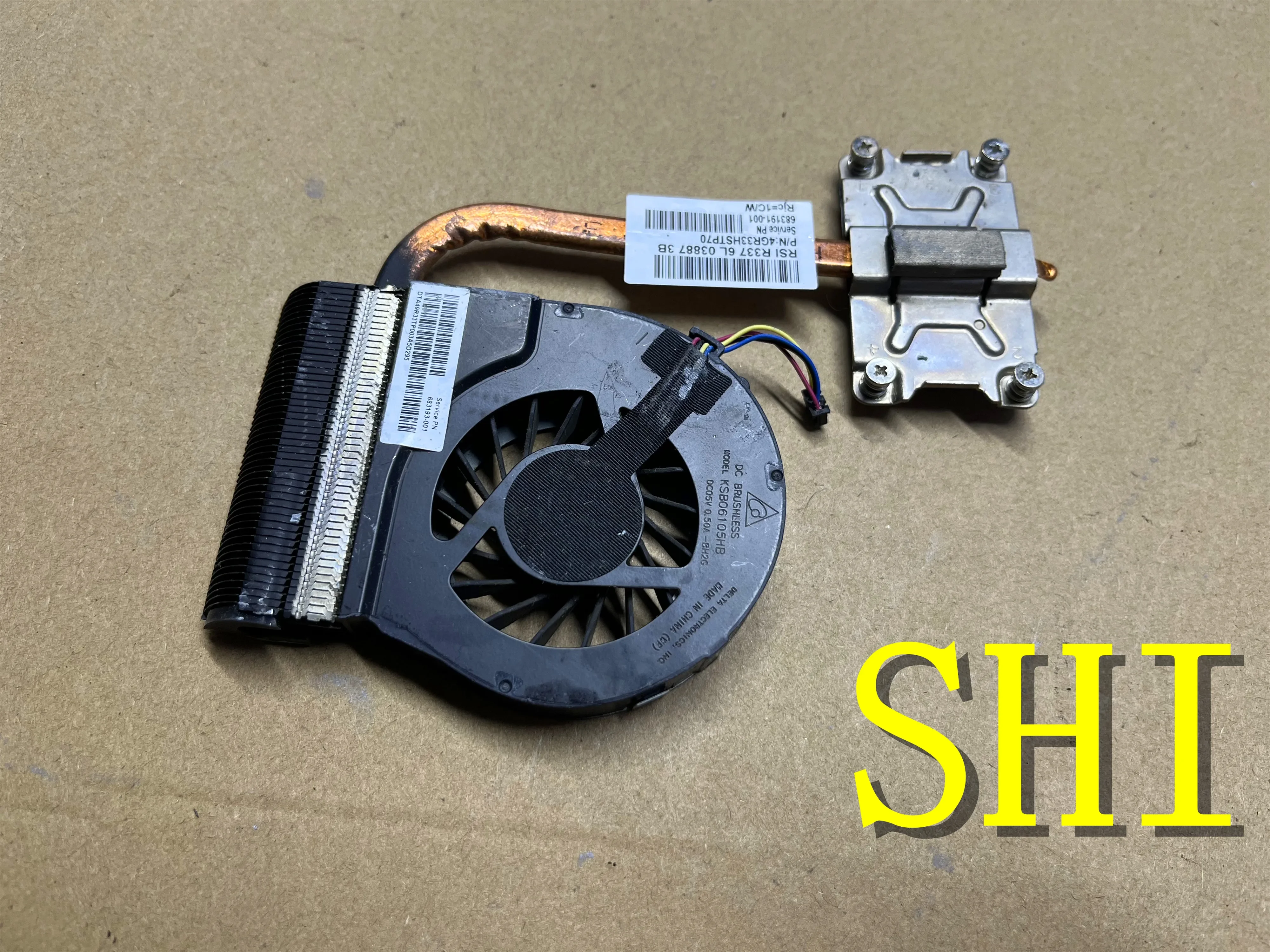 Used Gratis Pengiriman Cooler untuk FOR HP G4-2000 G6-2000 G7-2000 Pendingin CPU Heatsink dan Fan 683191-001 Free Shipping