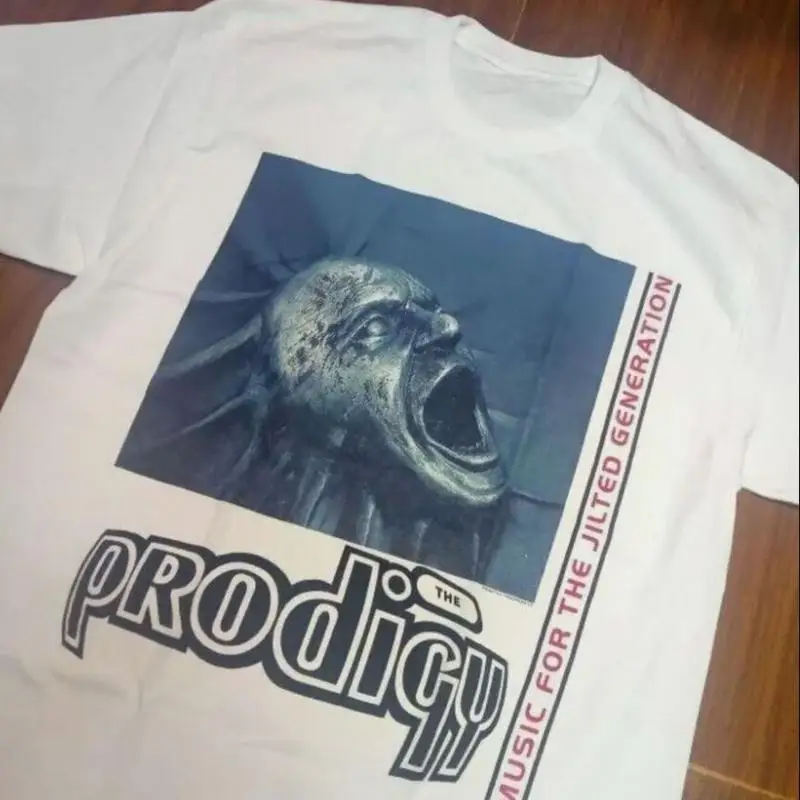 Rare The Prodigy Music for Jilted Generation Fan T shirt