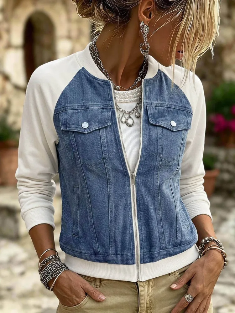 Plus Size Womens Long Sleeve Jackets Antumn Warm Zipper Down Casual Outwear Pockets Lightweight Outdoor Streerwear Fashion