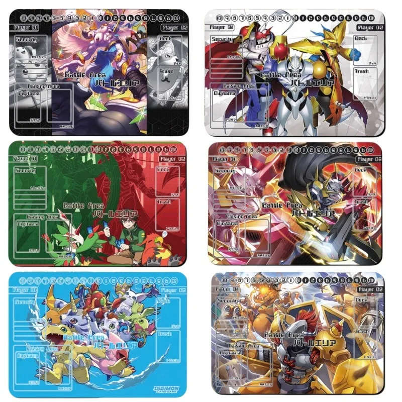 

Новый 600x350 мм Digimon Adventure для одного игрока, боевой карты, игровой коврик DTCG Kaiser Greymon Piemon Omegamon Duel, резиновый коврик для стола