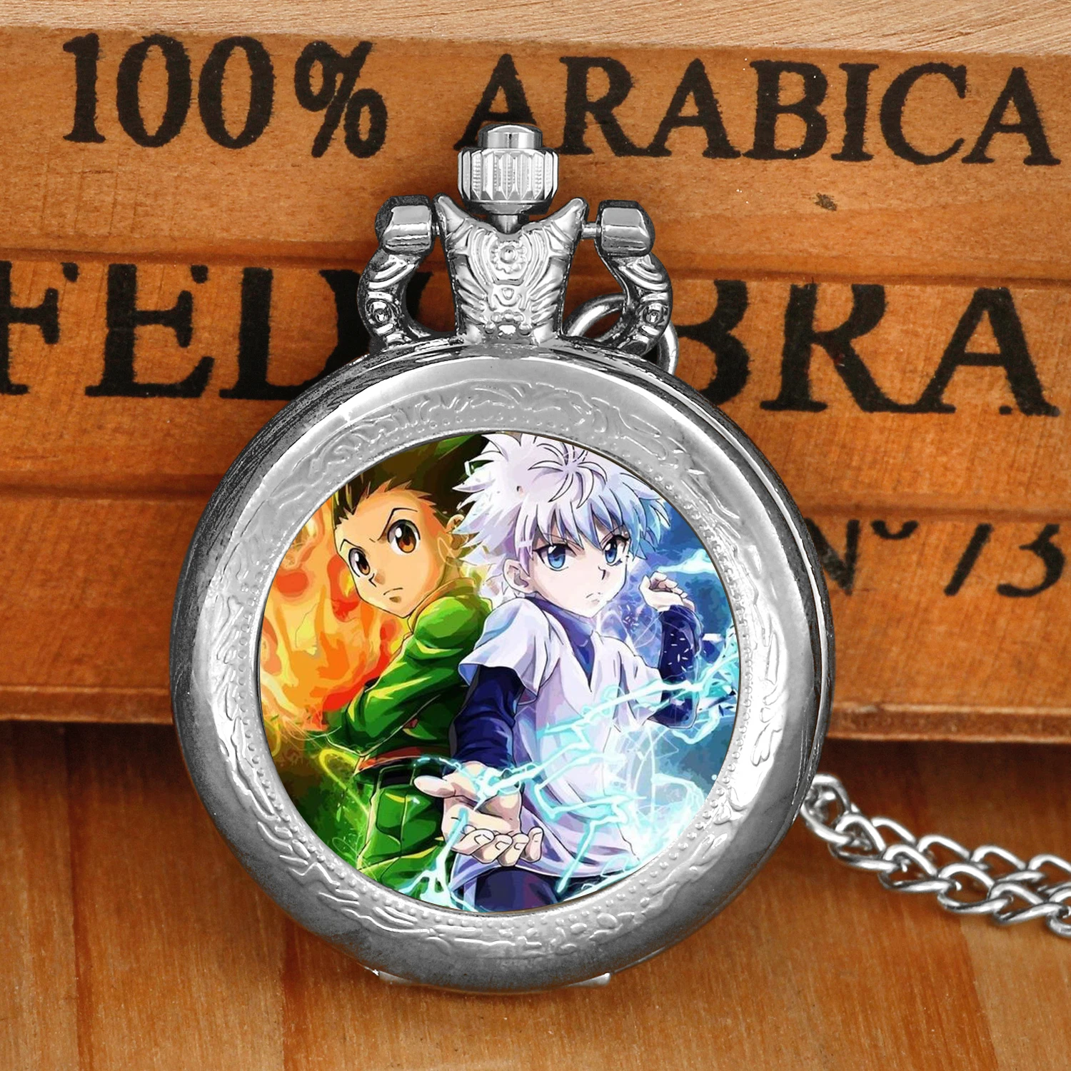 

Аниме Hunter X Hunter Killua Zoldy стеклянный купол кварцевые карманные часы для женщин и мужчин ожерелье уникальный кулон часы подарочные аксессуары