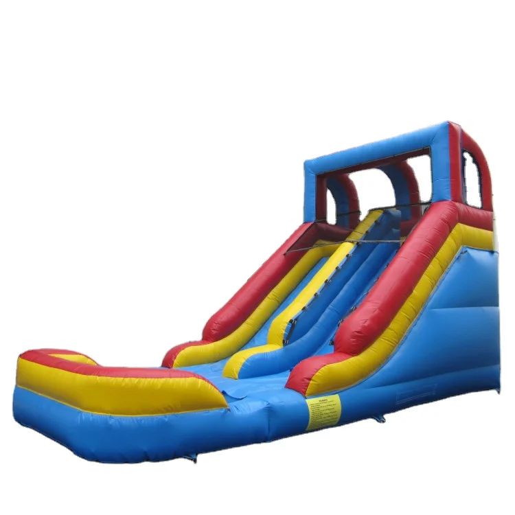 

Factory Hot Sale Inflatable Water Slide Jumping Bouncy Castle With Pool