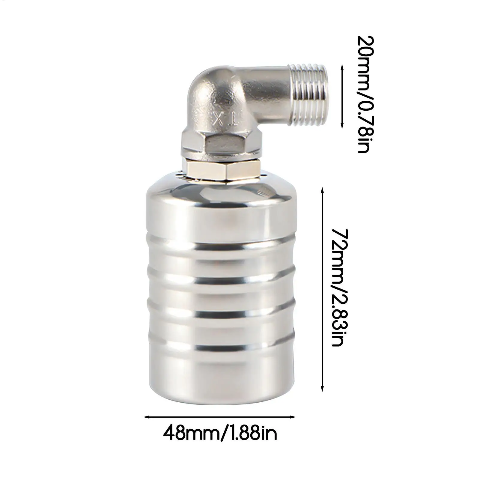 Électrovanne Automatic Water Level Control Valve 304 Stainless Steel 1/2\ Eau et vapeur — détail 2