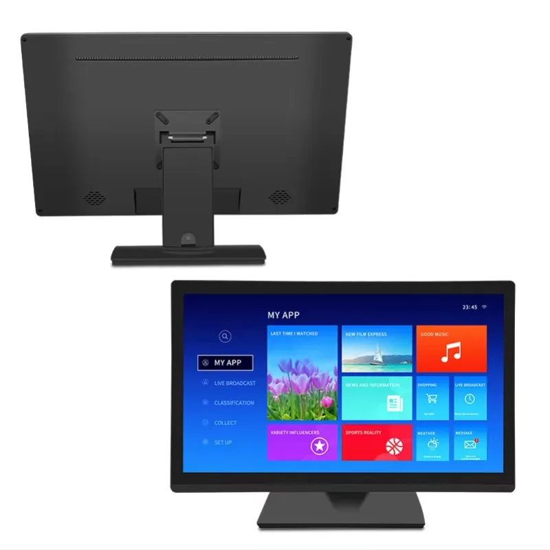 หน้าจอแสดงผลเมนูแคชเชียร์แบบสัมผัส ขนาด 21.5 นิ้ว ความละเอียด HD 1920*1080 กันน้ำ กันฝุ่น