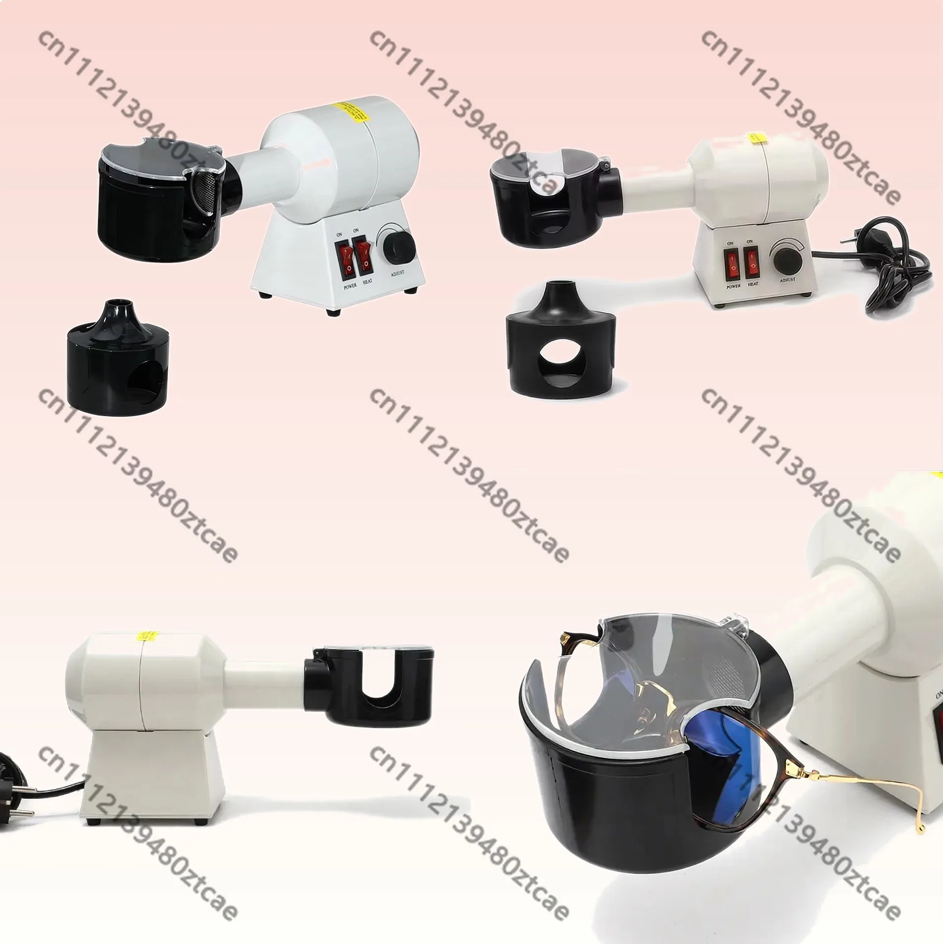 CP-19A Eyeglass Frame Heater Optical Frame Warmer Adjustable Temperature Quiet Heating Tool for Glasses Repair