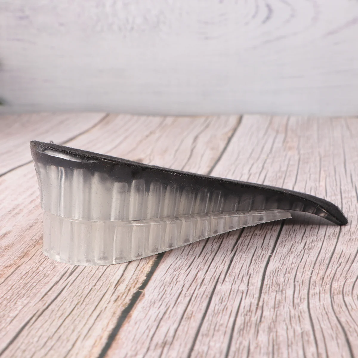 نعال رفع الأحذية من السيليكون لزيادة الارتفاع للرجال والنساء باللون الأسود، نعل داخلي مريح لرفع الأحذية #6