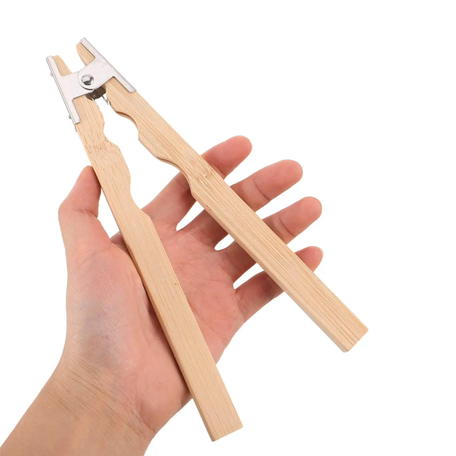 Spring Grip Ring Clamp Wooden Jewelry Making Tool for Precise Polishing Grinding Engraving DIY Crafts Ring Holder Jewelry