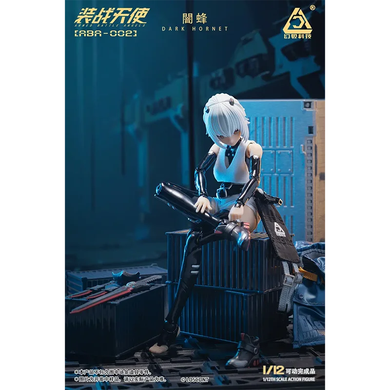 

Оригинальные коллекционные фигурки Loscont 1/12 Armed Battle Angels Series ABA 002 Dark Hornet, аниме-модели игрушек