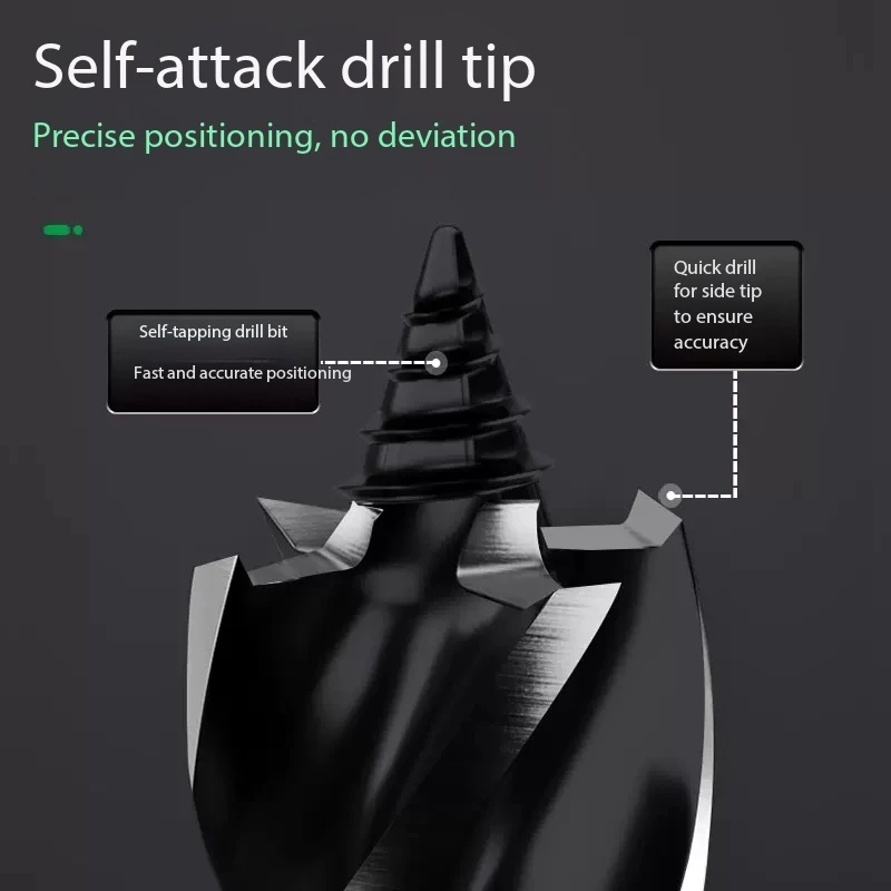 Special Fried Dough Twists drill for woodworking drill High hardness wood tapper Lengthened drilling artifact