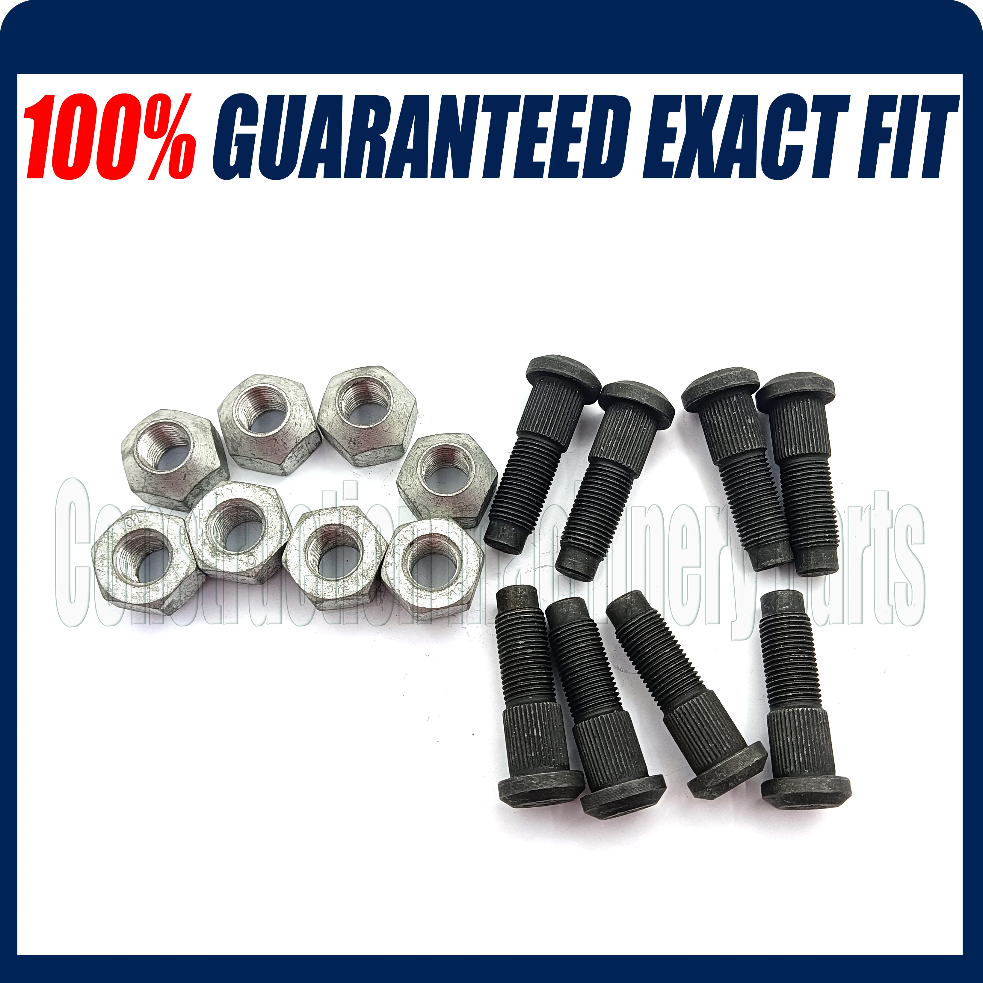 （8PCS） Lug Nut & Stud Kit 6709170 6564669 For Bobcat Skid Steer 751 753 763 773 863 873 883 S220 S250 S300 A220 A300