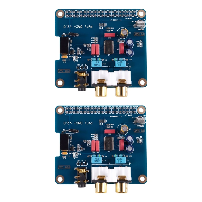 

New 2X PIFI Digi DAC+ HIFI DAC Audio Sound Card Module I2S Interface For Raspberry Pi 3 2 Model B B+