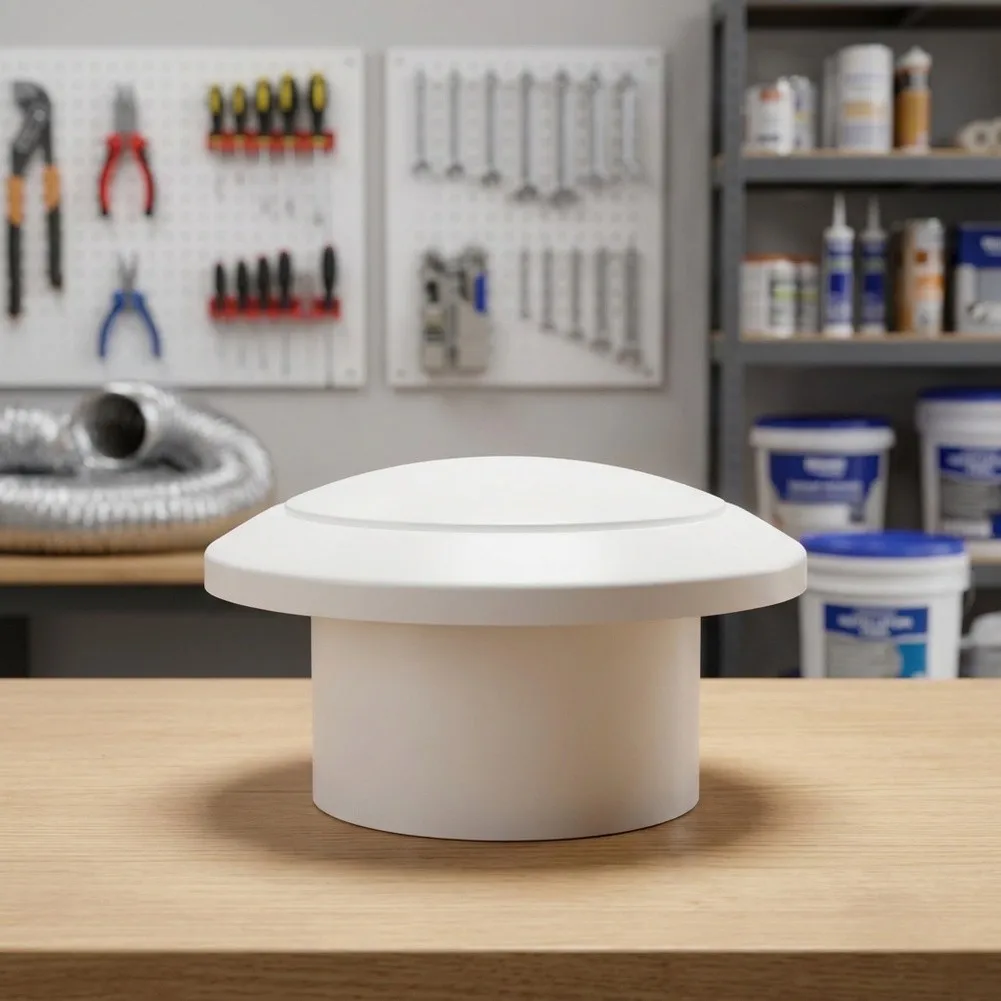 3-Speed Adjustable Ceiling Vent Cover ABS Material 15x15x10 cm with Noise-Reducing Cotton Layer for Tranquil Use