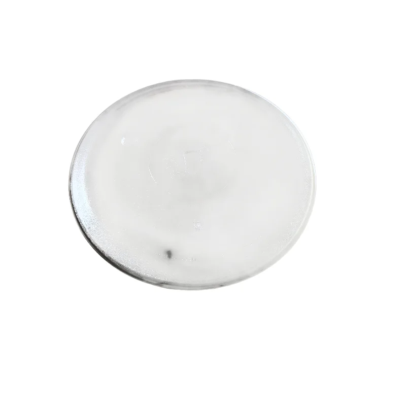 Microwave Oven Parts Glasses Plate With Central Square Hole 32cm Rotary Dishes