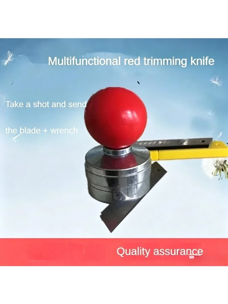 Multifunctional Manual Film Trimming Knife | Spherical Scraper for PVC Vacuum - Formed Cabinet Door Panels