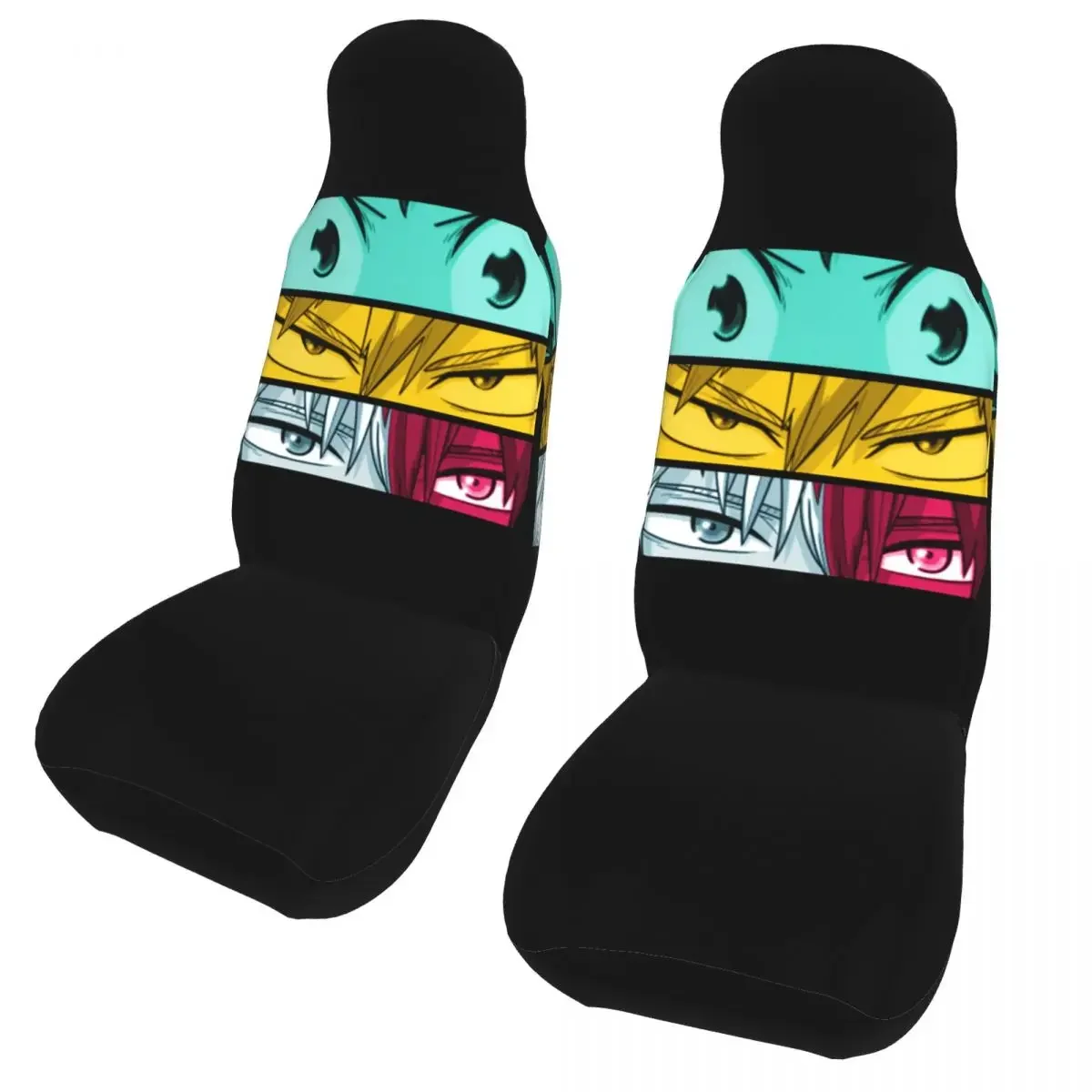 

Anime Eye Shoto Todoroki Universal Car Seat Covers for Cars Boku No Hero Academia Deku Izuku Midoriya Auto Seat Cover Protector