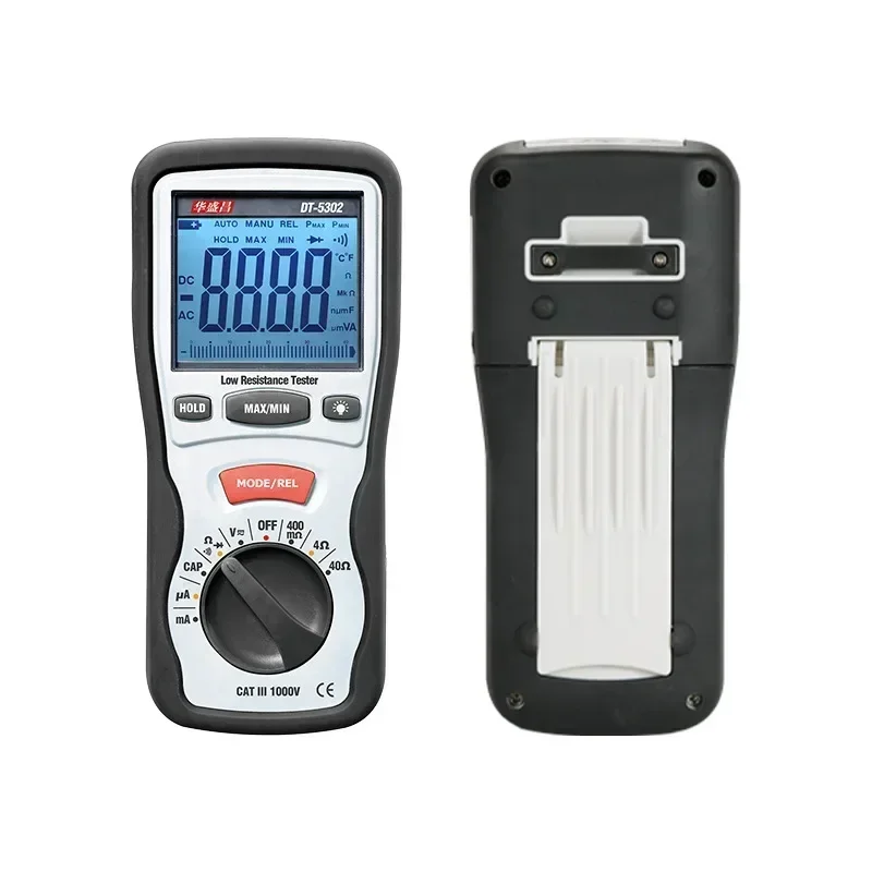 DT-5302 Digital Insulation Resistance Tester with High Precision Professional Grounding Resistance Four Wire Low Resistance