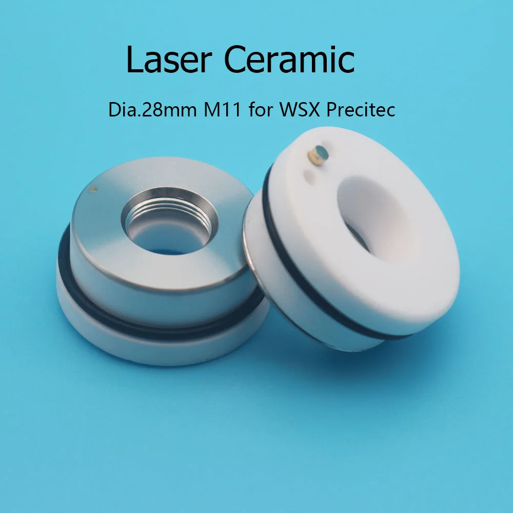 JHCHMX Laser Ceramic Dia.28mm M11 Ceramic Nozzle Holder KT B2 CON P0571-1051-00001 For Precitec/WSX Fiber Laser Cutting Head