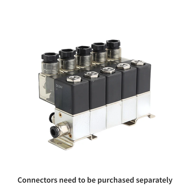 

HEBAI 3V1-06 DC24V 2/3 Normally closed pneumatic solenoid valve combination positive and negative pressure universal