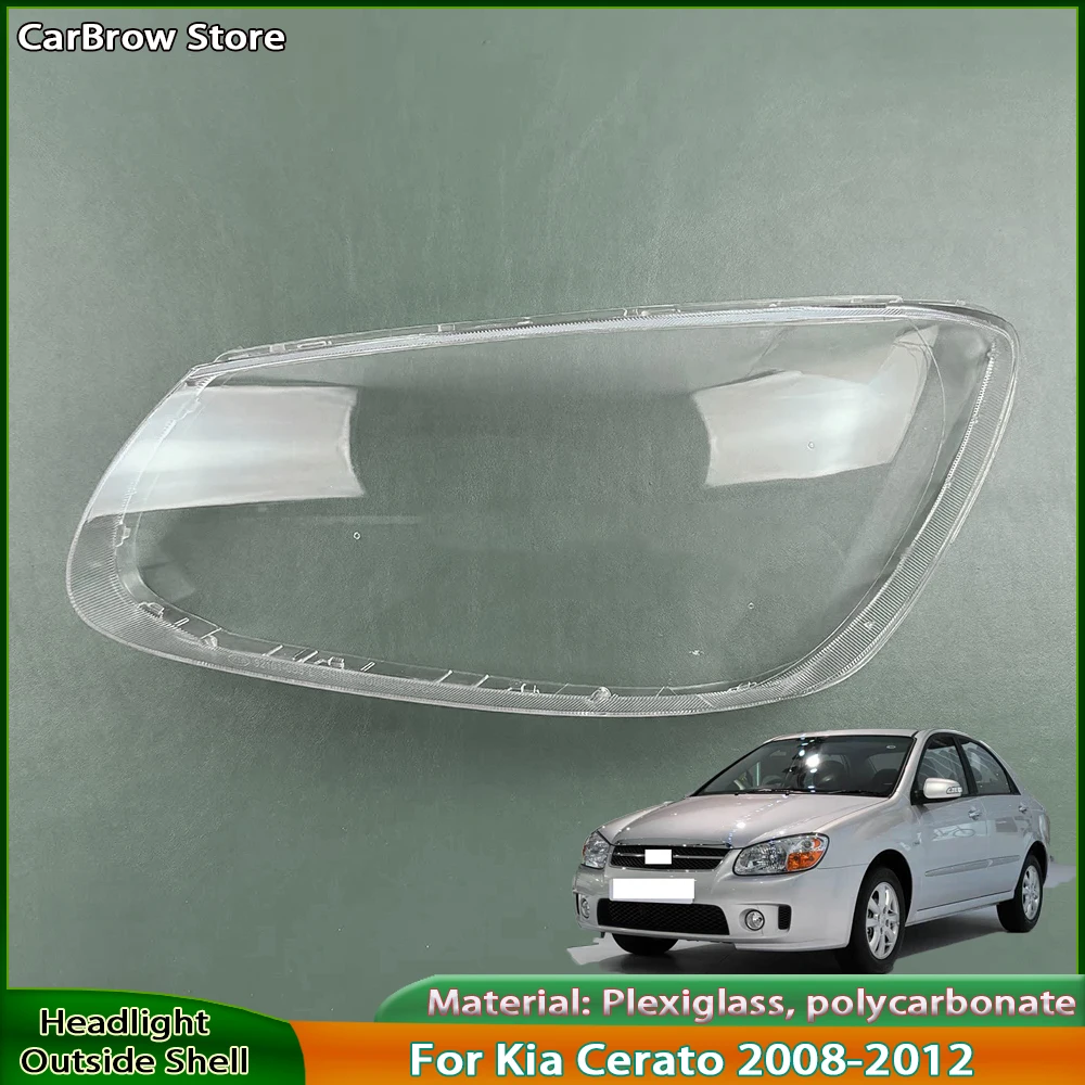 

Car Front Light Housing Headlamp Replacement For Kia Cerato 2008 2009 2010 2011 2012 2013 Headlight Lens Transparent Cover