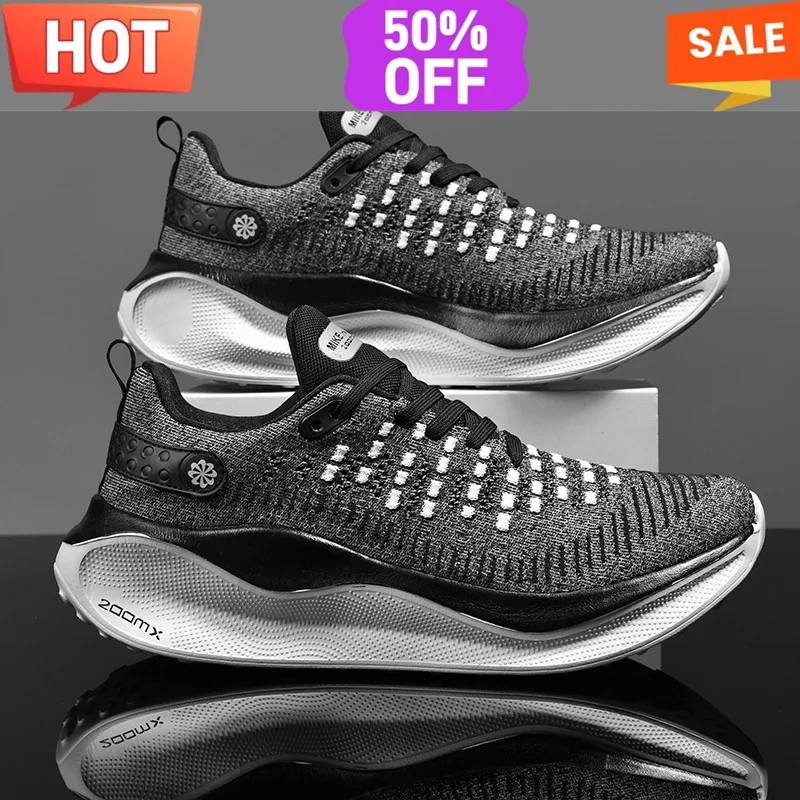 Marathon Air Cushion Men Sports Running Shoes Hiking Breathable Lightweight Comfortabl Athletic Nonskid Sneakers Tennis for Male