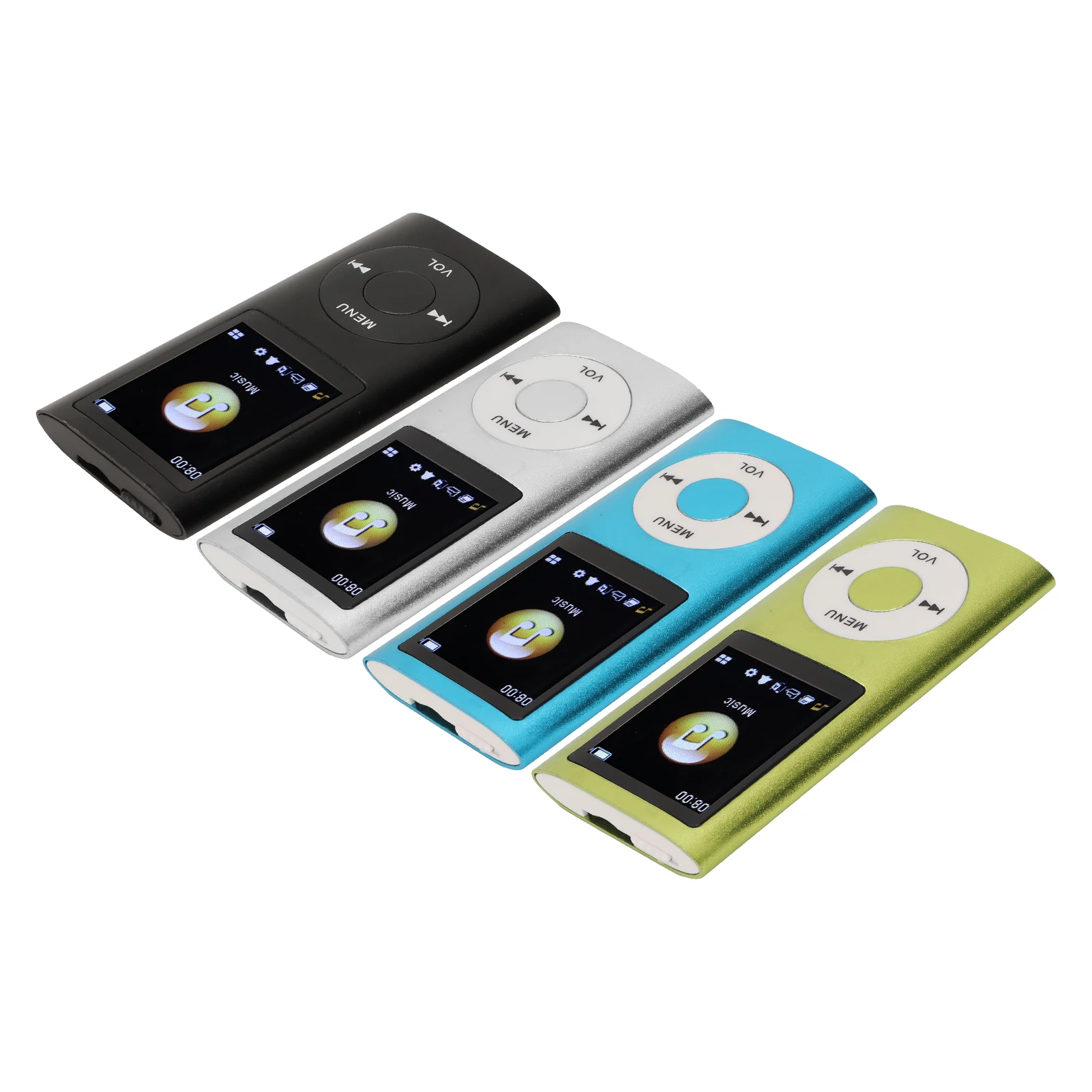 Aluminum Alloy MP3 Player – Slim Portable Digital Music Player with 1.8-Inch LCD Screen & Lossless Audio Playback 3