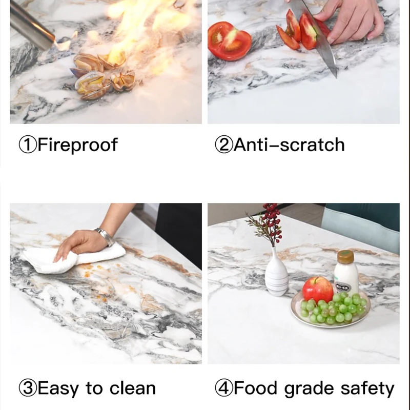 Extendable Dining Table For High-end Restaurant Custom Home Furniture Minimalist Marble Stone Round Kitchen Table And Chairs Set