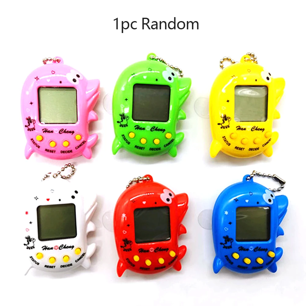 Hot ! Random Tamagotchi Electronic Pets Toys 90S Nostalgic 49 Pets in One Virtual Cyber Pet Toy Dolphin Shaped 6 Style Tamagochi