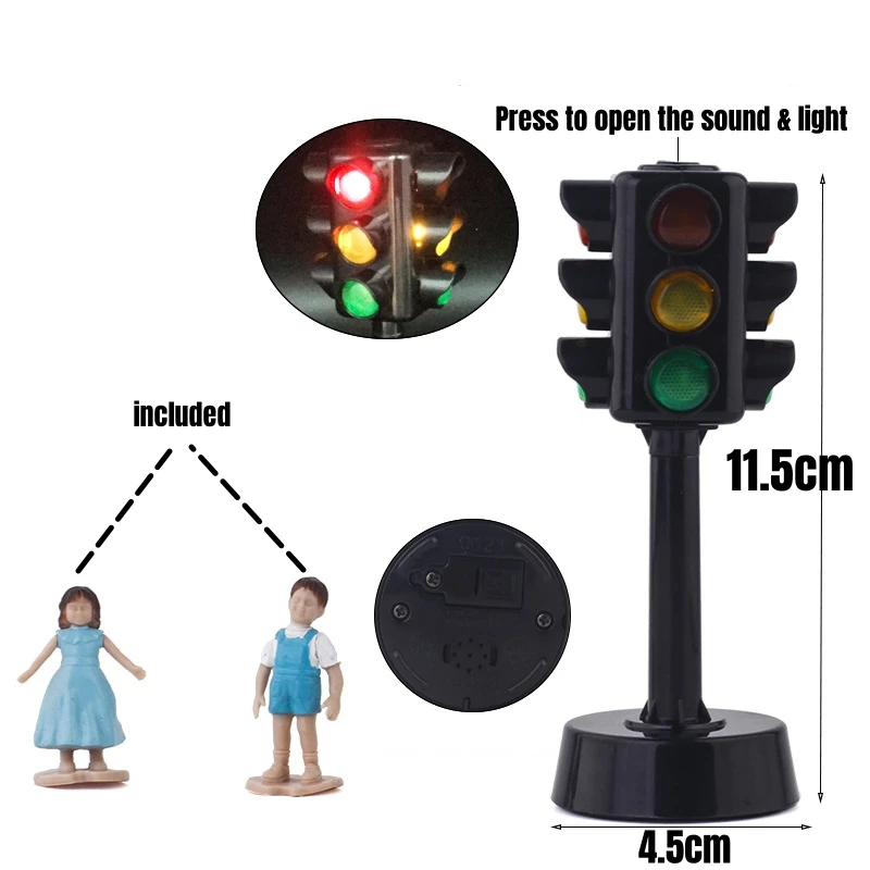 Ampel spielzeug für Kinder, Ton & Licht, Verkehrs zeichen lampe, frühe pädagogische Spielzeugs ammlung, Weihnachts geschenk für Jungen Mädchen