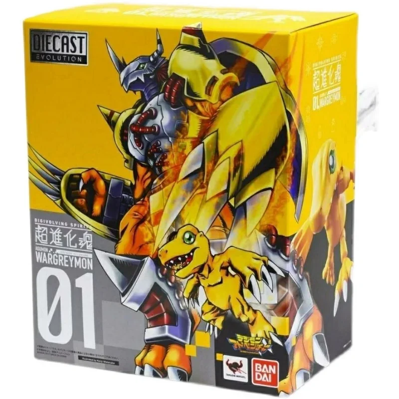 Bandai Genuine Digimon Adventure Anime Agumon Deformable War Greymon Action Figures Collectible Model Toys Gifts for Kids