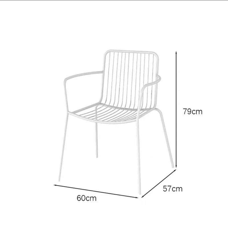 Nordic outdoor tables chairs iron art leisure outdoor courtyard balcony tea shop coffee shop waterproof tables chair combination