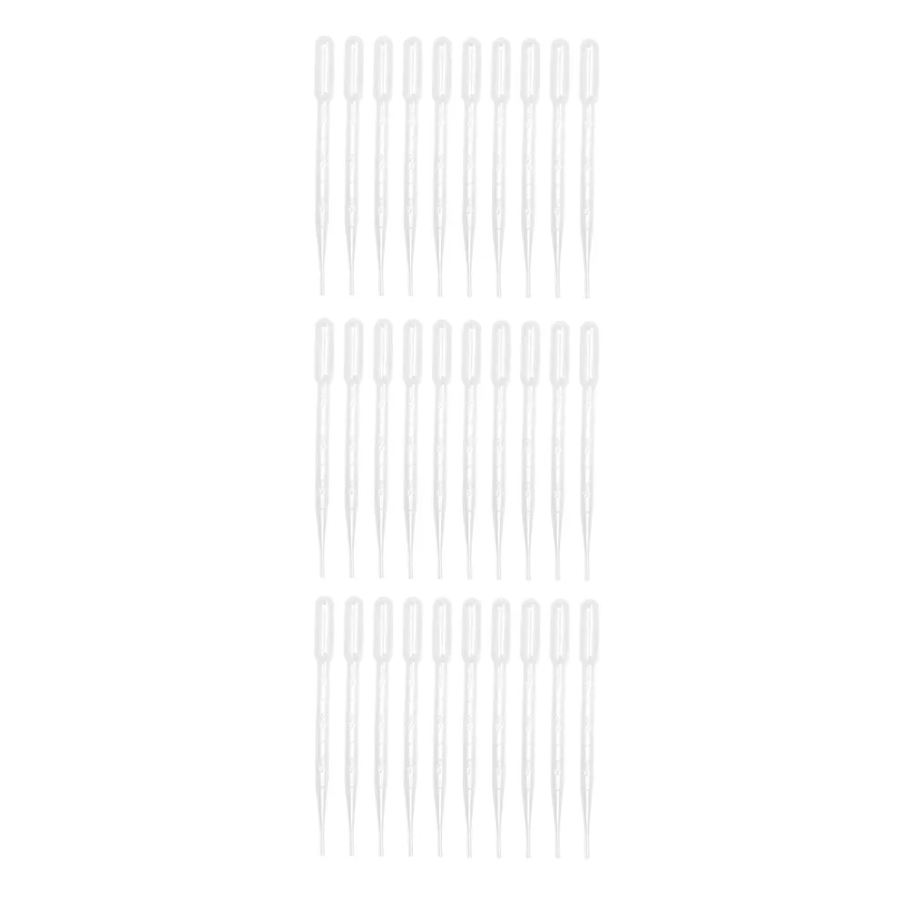 

300pcs Plastic Pipettes 3ml Graduated Scale Droppers for Oils Cosmetics Lab Transfer Pipettes Testing Disposable