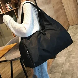 Women Fashion Nylon Single Shoulder Luggage Travel Bag Waterproof Bags Handbags Clothing Sorting Organize Wholesale