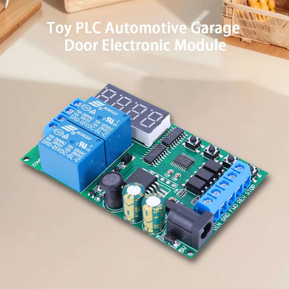 DC 5-24V AC DC Motor Reversible Controller Driver Board Multifunction 0.1s-9999min Adjustable Time Control Switch Time Relay