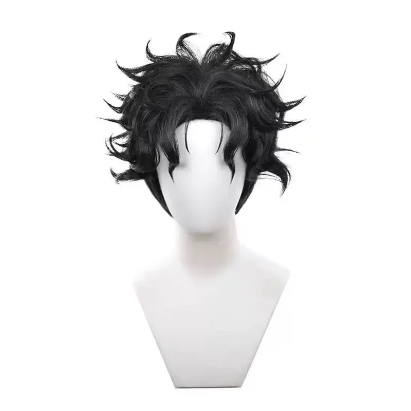 

Perruque de Cosplay аниме Dandadan Ken Takakura, cheveux courts bouclés noirs, 30 см, lunettes Okarun Momo Ayase, аксессуары