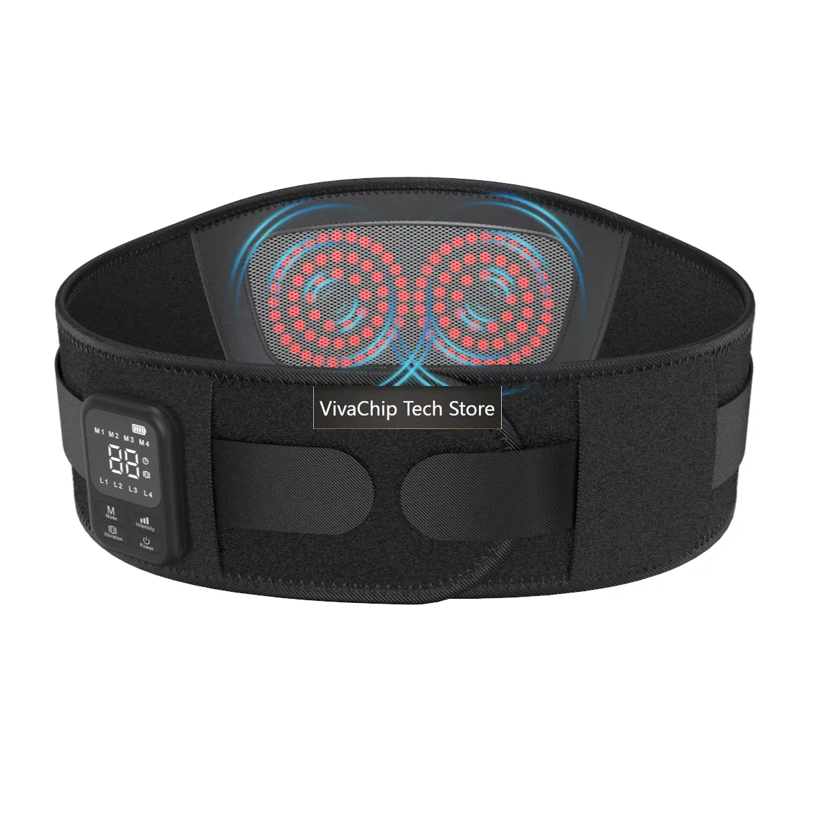 VivaCTHealthpal Red Light Threphy Heated Vibrating Lumbar Support Belt