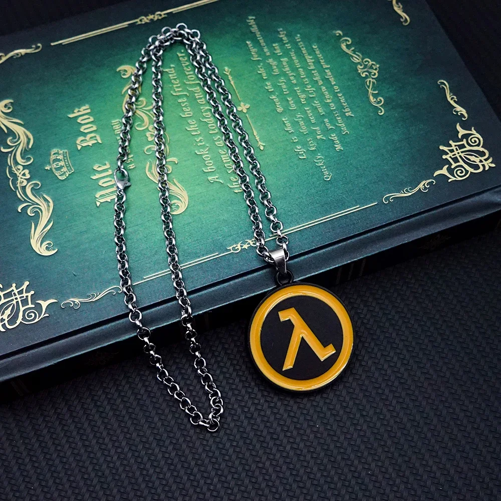 Half-Life Alyx Necklace for Women Men Game Metal Necklaces Jewelry Pendant Chains Choker Collares Charm Gift