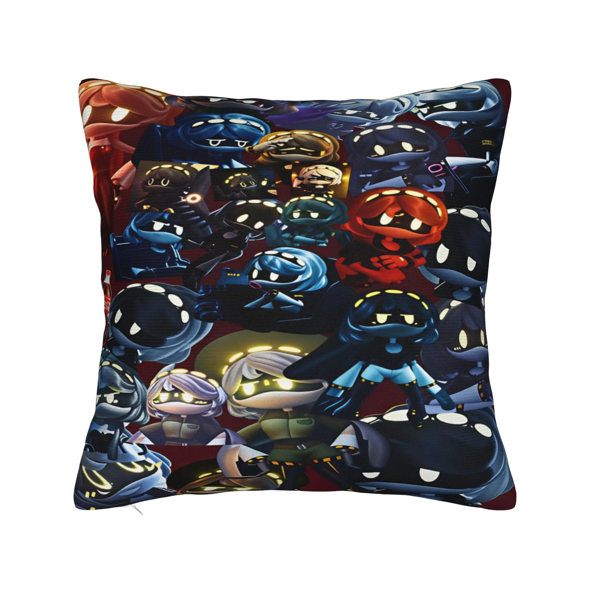 Pillow Case Murder Drones Cartoon Animation Soft  Pillow Cover For Living Room Bed Chair Kawaii Pillowcases