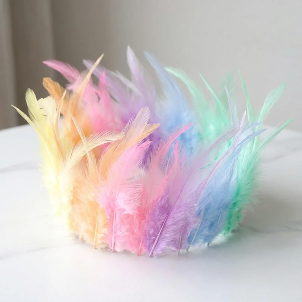 

50/100pcs 10-15CM Wholesale feather diy cat toys, colorful pheasant feather handicrafts, accessories and decorative materials