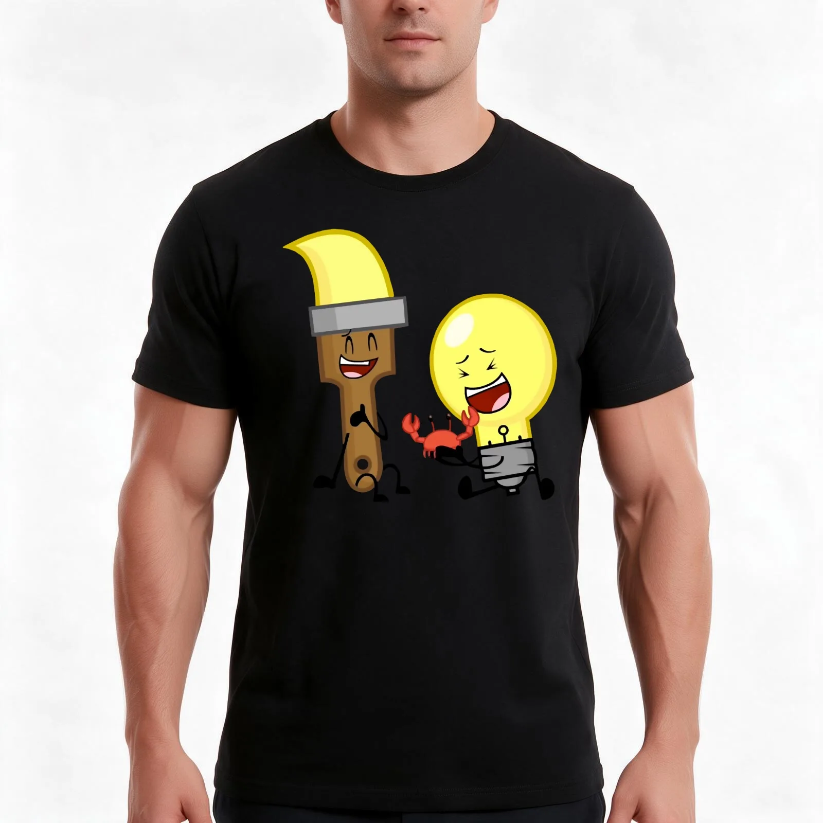 BFDI Inanimate Insanity , All Characters ,Object-All-Stars T-Shirt, Summer Casual Cotton Tee, Oversized Streetwear Tops