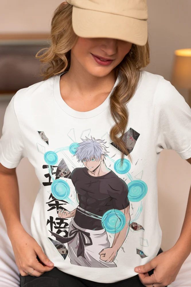 Gojo Satoru T-Shirt Megumi Itadori Yuji Jujutsu Kaisen Sukuna Horror Gift Shirt