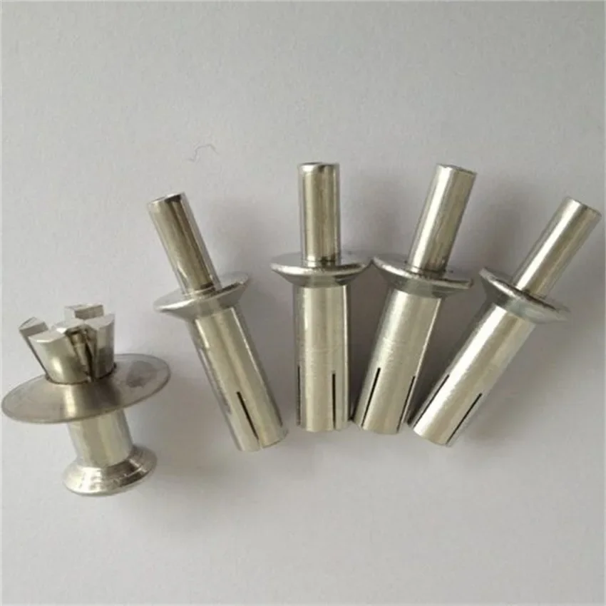 Stainless Steel Rod Screws Nails Fasteners Aluminum Alloy Expansion Rivets Hammer Drive Expansion Rivet Knock Type Hardware Tool