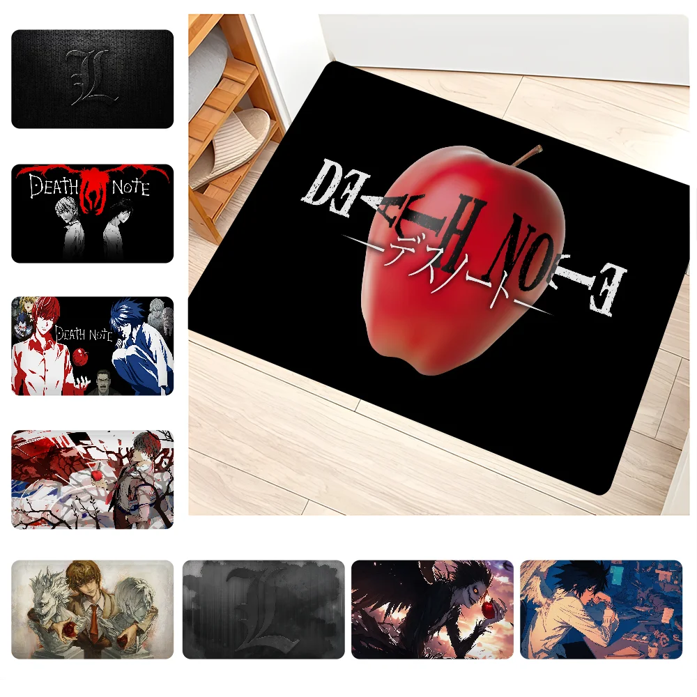 

Death Note Hallway Carpet Washable Non-Slip Living Room Sofa Chairs Area Mat Kitchen Doormat Area Rug