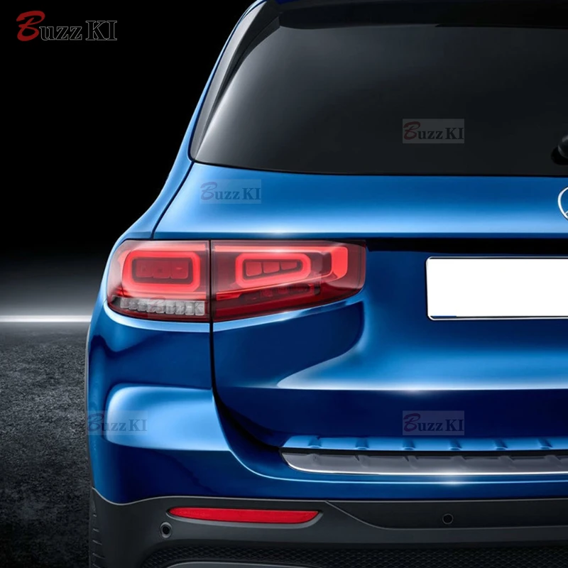 2 Pcs Car Headlight Protective Film Headlamp Transparent Black TPU Sticker For Mercedes Benz GLB Class X247 2019 2020 Accessorie