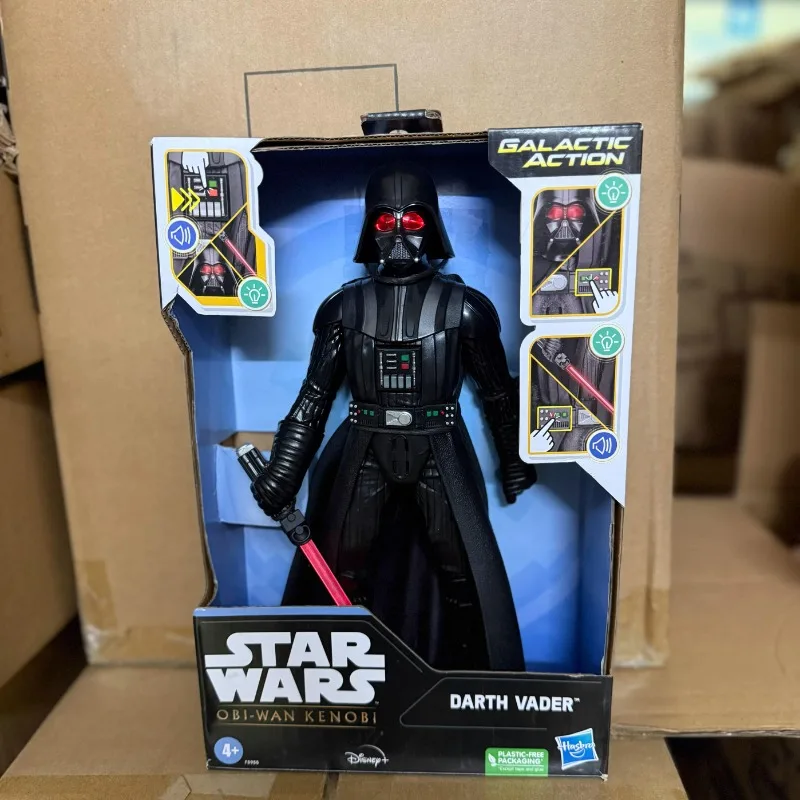 Hasbro Star Wars figura de acción eléctrica Darth Vader articulación movible sonido luz modelo juguete mano