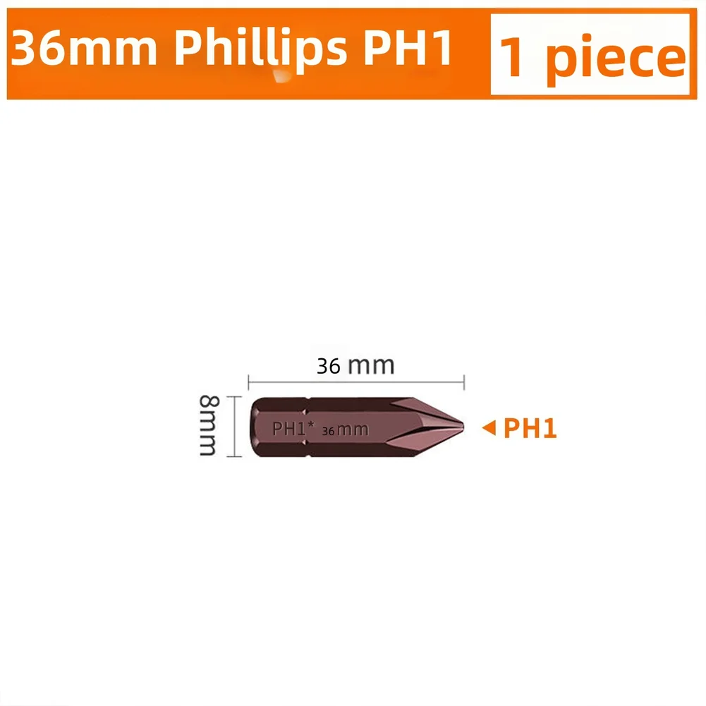 Embouts de tournevis magnétiques haute résistance, en acier allié hexagonal de 8mm, pour perceuse à percussion, assemblage de construction, accessoires d'outils électriques de bricolage