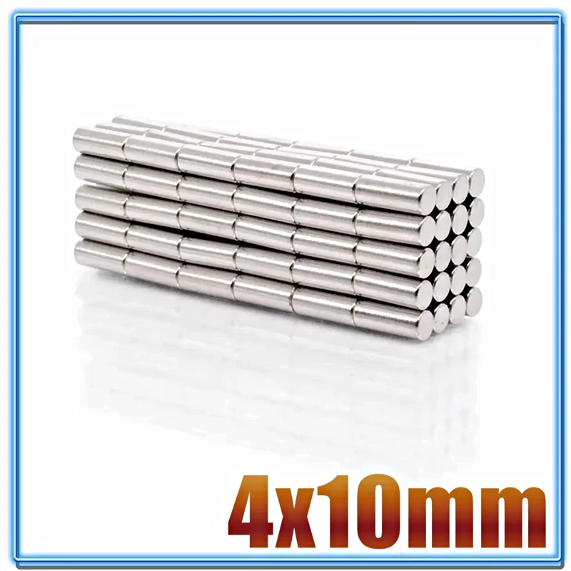 N35 20-1000Pcs Round Disc Neodymium Magnets 4x10 5x1 5x1.5 5x2mm,Strong Permanent NdFeB Magnets for Fridge Office Diy Whiteboard