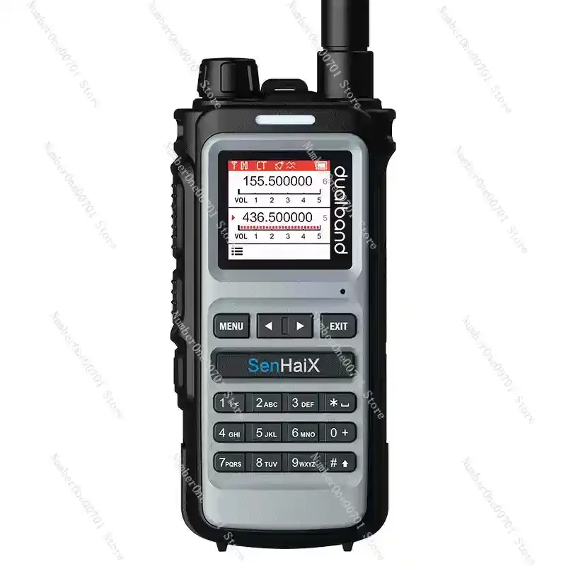 

8600 handheld walkie-talkie dual-band outdoor civil handset one-click frequency Type-C charging 8W